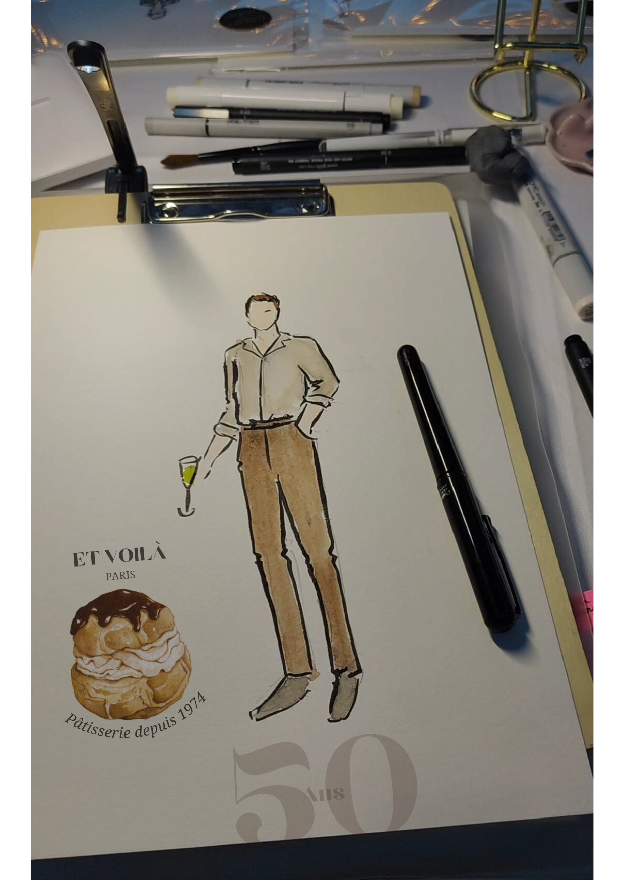 live sketching for brand activation